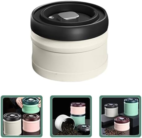 ARTIBETTER Vacuum Spice Jar and Sealed Canister 750Ml White Press-Seal Storage Container for Coffee Beans Grains Household Food Organization - Image 5
