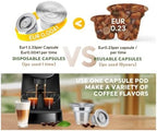 Refillable Reusable Capsule Capsule Espresso Coffee Maker Stainless Steel Filter Pod(1pc 1small) - Image 4