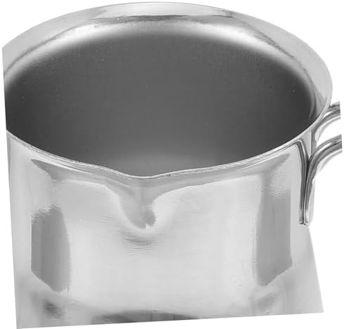 Stainless Steel Milk Pitcher 550ml with Handle for Coffee Frothing - Image 3
