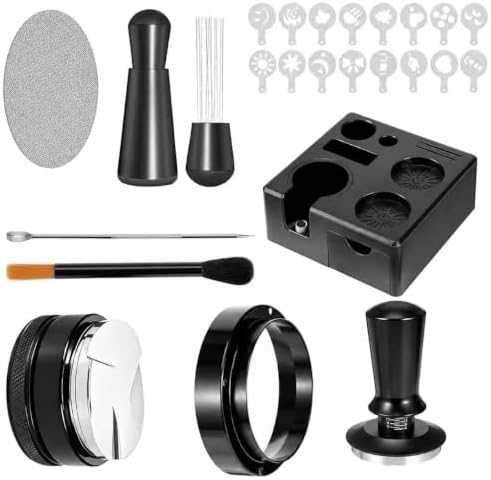 Espresso Tamper Set 54mm, 9 PCS Espresso Accessories Kit & Tamping Station by Unknown