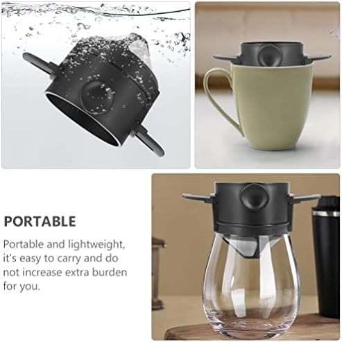 Ceramic teapot,large teapot,1 Pc Coffee Funnel Metal Coffee Dripper Coffee Filter Cup Slow Drip Coffee Strainer Juice Strainer Sifters Concentrated - Image 7