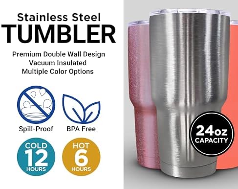 Rocky Mountains Colorado Minimalistic Design Souvenir 24 oz Engraved Insulated Stainless Steel Tumbler - Seafoam - Image 2