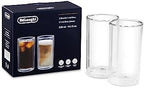 De'Longhi Double wall Cold Brew Glass Large, (10.1fl oz/300ml) Set of 2 by Unknown