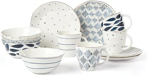 Lenox Blue Bay 12-Piece Dessert Set, 10.30 LB by Lenox