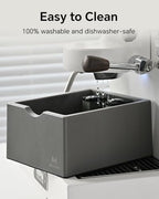 Espresso Knock Box with Brush, Compact Coffee Grounds Container, Grey - Image 3
