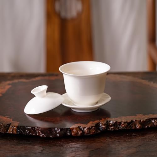 KEYDUACU Gaiwan Tea Set,Chinese Gongfu Tea Set,Portable for Adults,Travel - Image 4
