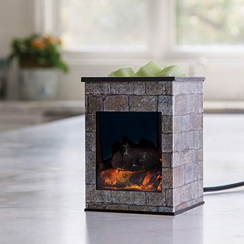 Candle Warmers ETC. Illumination Fragrance Warmer- Light-Up Warmer for Warming Scented Candle Wax Melts and Tarts or to Freshen Room, Grey Hearthstone - Image 3