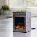 Candle Warmers ETC. Illumination Fragrance Warmer- Light-Up Warmer for Warming Scented Candle Wax Melts and Tarts or to Freshen Room, Grey Hearthstone - Image 3