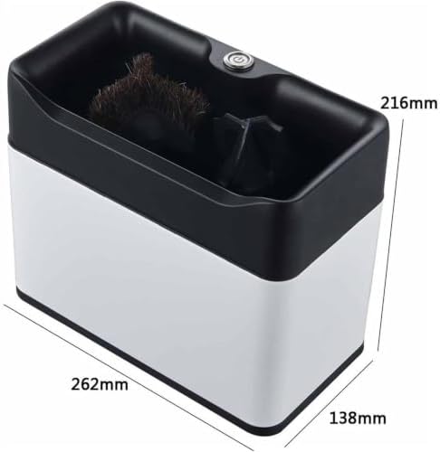 Electric Automatic Portafilter Cleaner, Espresso Coffee Puck Knock Box with Scrapers and Brush Head, Portable Coffee Ground Cleaning Tool for Home Cafe Coffee Bar Use(Silver) - Image 7