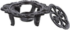 Cast Iron Teapot Warmer Stand for Tea Light Candle, Black by Unknown