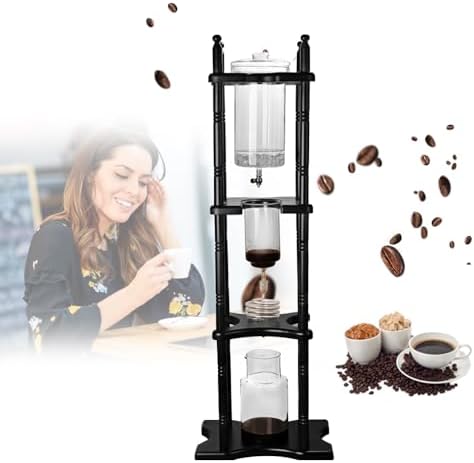 Cold Brew Coffee Maker, 2L Glass Dutch Coffee Dripper Ice Drip Coffee Tower - Image 2