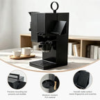 Detachable Coffee Accessory Storage Rack Black Right - Image 4
