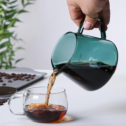 Pour Over Coffee Maker Set, 600ML Glass Carafe Coffee Server with Dripper - Image 7
