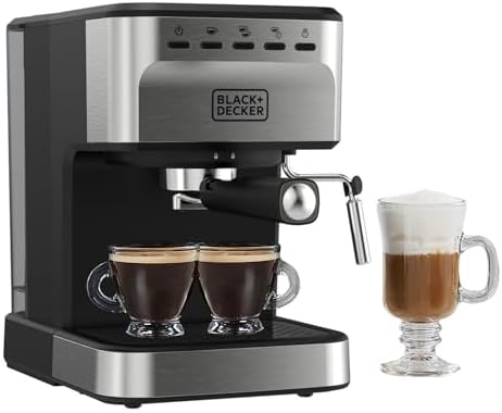 BLACK+DECKER 15-Bar Espresso Machine with Milk Frother by Unknown