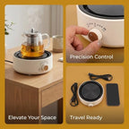 Portable Electric Heating Plate Ac110v 500w Plastic for Tea Kettles - Image 3