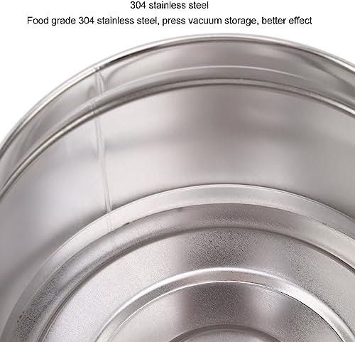 Vacuum Sealed Coffee Container, 304 Stainless Steel Press Type - Image 5