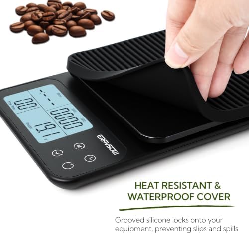 Pour Over Coffee Scale with Timer, Calculat Ratios & Flow Rate Display - Image 6