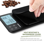 Pour Over Coffee Scale with Timer, Calculat Ratios & Flow Rate Display - Image 6
