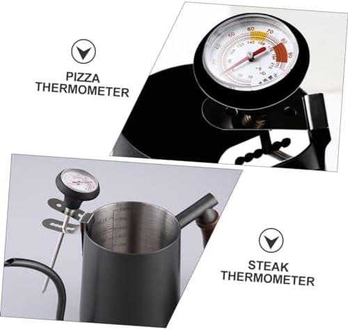 3 Sets Milk Thermometer Probe with Clip Silicone Cover Accurate Measurement for Cooking Grilling Baking Compact Household Thermometer for Meat Liquids - Image 5