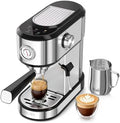 XIXUBX 20 Bar Espresso Machine, Milk Frother, Touchscreen & Pressure Gauge by XIXUBX