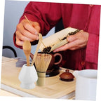 4 Piece Matcha Tool Set with Bamboo Whisk and Tea Scoop - Image 7