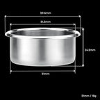 Normcore 51mm Precision High Extraction Filter, Portafilter Basket Coffee Filter, 18g Bottomless Portafilter, Fits 18 Gram Coffee For 51mm Espresso Machines, 304 Stainless Steel - Image 5