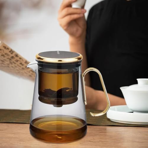 Glass Tea Kettle, Infuser Brewer Daily, Green Oolong, Hot Cold Use - Image 3