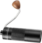 Manual Coffee Grinder, 55 Adjustable Settings 22g Capacity Burr Coffee Grinder, Hand Bean with Ergonomic Handle for Home Travel (Black) - Image 3