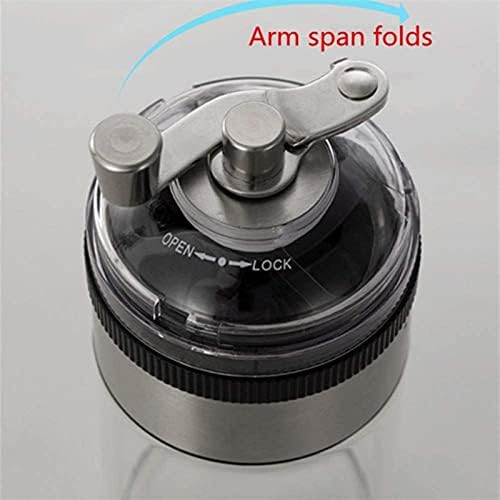 Manual Coffee Grinder, Ceramic Burr Coffee Bean Grinder，Adjustable Hand Coffee Grinder,Stainless Coffee Grinder Manual,for Home, Office, Travel, campin - Image 6