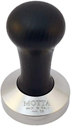 Motta 8100/B Professional Flat Base Coffee Tamper, 58mm, Black Handle - Image 2