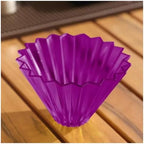 Ceramic Coffee Filter Cup Reusable Filters With Wood Stand Funnel Dripper Cake Accessories(Blue) - Image 4
