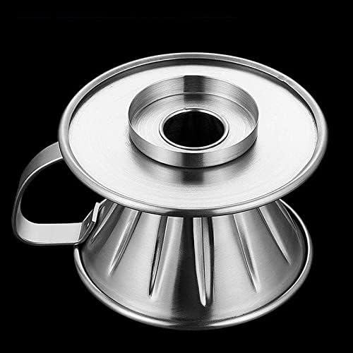 Coffee Filters Stainless Steel Coffee Dripper Engine Drip Filter Cup Tea Slag Funnel Hand Punch Double - Image 7