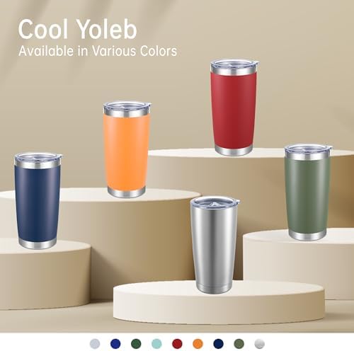 20 oz Tumblers Bulk Stainless Steel Tumbler with Lid, 6 Pack - Image 7