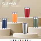 20 oz Tumblers Bulk Stainless Steel Tumbler with Lid, 6 Pack - Image 7