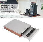 Stainless Steel Coffee Knock Box, Pull Out Style Coffee Ground Knock Drawer, Coffee Ground Residue Powder Container Bucket, Coffee Residue Powder Box for Home Office Commercial Use(black) - Image 6