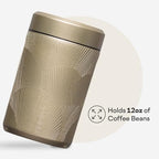 Corkcicle Keep Fresh Canister - Preserves Freshness for Coffee Beans & Pantry Items - Airtight Seal - Internal Air Compressor - BPA-Free - Gift for Coffee Lovers - Champagne Dreams - Image 3