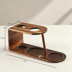 Bincoo Universal Coffee Stand, Acacia Wood Pour Over Coffee Caddy & Espresso Machine Stand, Coffee Bar Station Organizer Stand Caddy for Pour Over Maker & Manual Coffee Grinder - Image 6