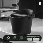 Espresso Coffee Knock Box, Anti Slip Dump Bin with Knock Bar - Image 2