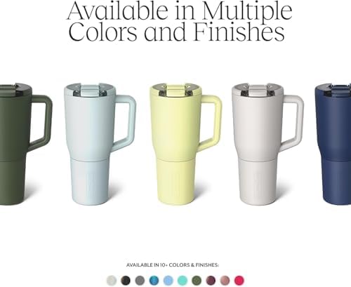 BrüMate Müv - 35oz 100% Leak Proof Insulated Coffee Mug with Handle & Lid - Stainless Steel Coffee Travel Mug - Double Walled Coffee Cup (Primrose) - Image 2