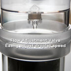 Iced Coffee Cold Brew Drip Maker, 300ml/10oz Glass Cold Brew Coffee Maker with Reusable Filter Ice Coffee Machine - Image 4