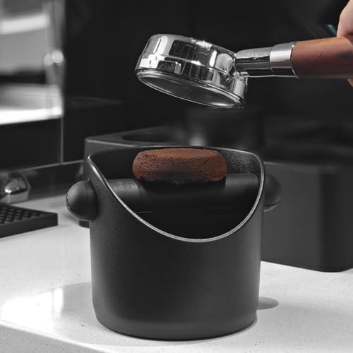 Coffee Knock Box with Removable Knock Bar, ABS Stainless Steel - Image 4