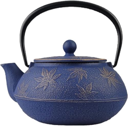 Iwachu 45749 Teapot Type 5 Maple Gold/EBU 0.65L Inner Enamel Nambu Ironware by Iwachu