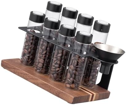 Portable Reclaimed Wood Coffee Jar with VentTech Seal, E - Image 6