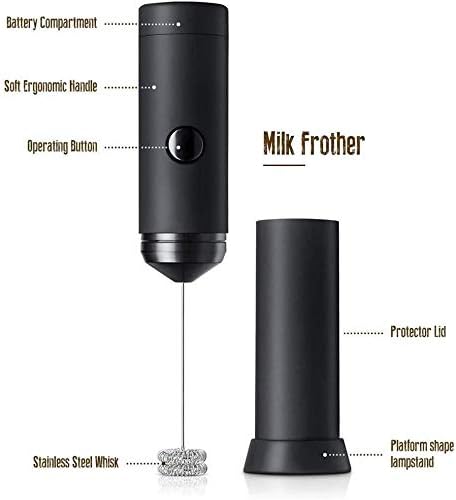 KouRy Kitchen Tools Coffee Milk frother Detachable Hand Blender Egg Beater Handle Stainless Steel Whisk Electric Blender Egg Stirrer Without Battery - Image 3