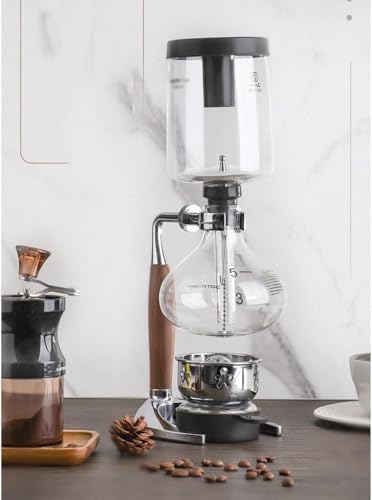 Retro Manual Vacuum Glass Siphon Coffee Maker | 3-5 Cup Percolator for Coffee & Tea Brewing(Size:500ml) - Image 6