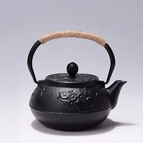 SGSG Japanese Tetsubin Tea Kettle Cast Iron Teapot Black 600ML - Image 3