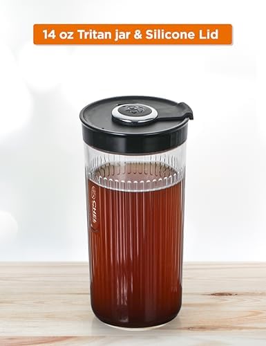 Commercial CHEF Quick Cold Brew Coffee Maker, 14-Oz. Jar, CHCB14C - Image 5