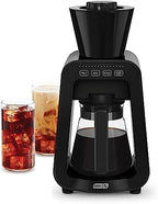 DASH Rapid Cold Brew Coffee Maker, Electric Cold Brew Machine for Smooth Iced Coffee in Minutes, 40 oz Glass Pitcher with Lid, One-Touch Operation, Auto Shut Off by Dash