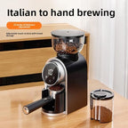 Electric Burr Coffee Grinder, Coffee Bean Grinder with 25 Adjustable Grind Settings, Touchscreen Electric Coffee Burr Mill Grinder for Home Use (US Plug) - Image 2