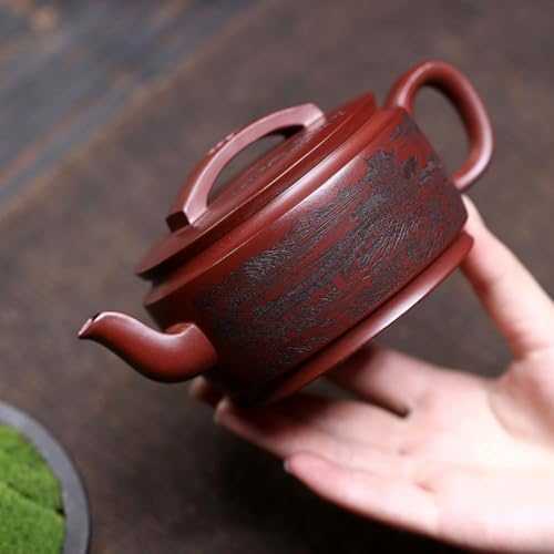 Tea Kettle Traditional Clay Teapot Household Handmade Purple Clay Teapot Authentic Original Ore Retro Tea Set Ceramic Tea Infuser - Image 4